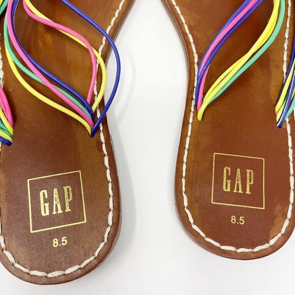 GAP | Multi Rope Strands Bright Sandals Flip Flops 8.5 - Picture 3 of 5